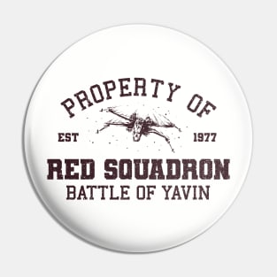 Property of Red Squadron Pin