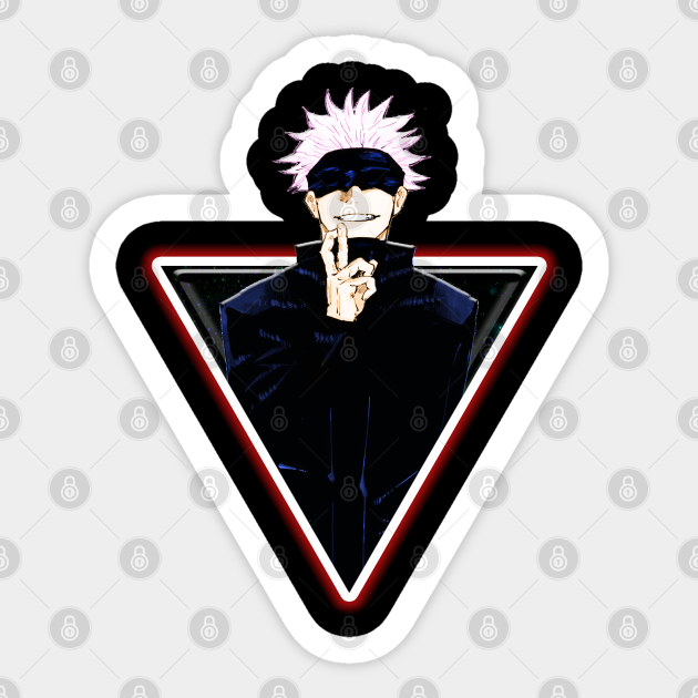 jujutsu kaisen satoru gojou jujutsu kaisen sticker teepublic