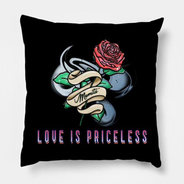 Love is priceless Pillow by Fitnessfreak