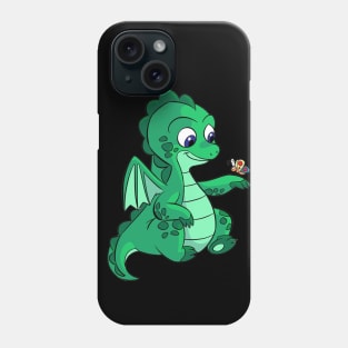 Green Cute Dinosaurs Cartoon Phone Case