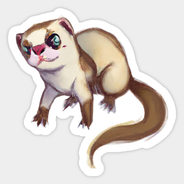 Cute Ferret Cartoon