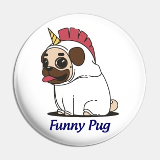 funny pug Pin