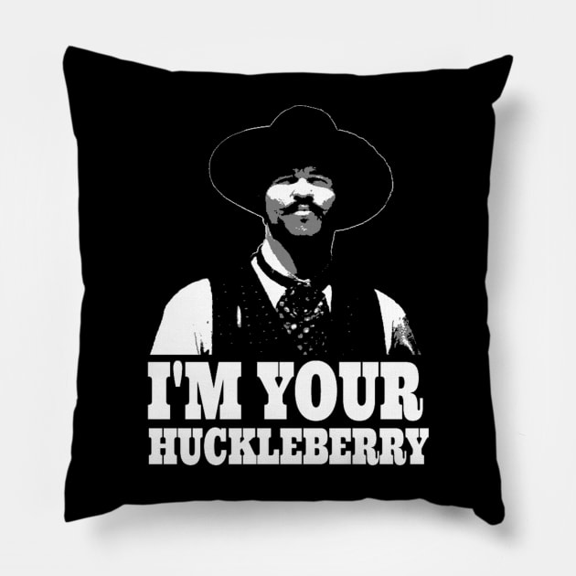 Tombstone - I'm Your Huckleberry Pillow by Fairy1x