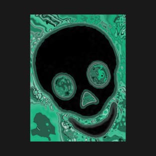 Spooky color skull art T-Shirt