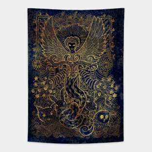 Forest Fairy. Celestial Background. Tapestry