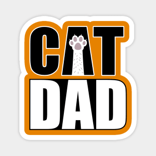 CAT DAD Gift Meow Magnet