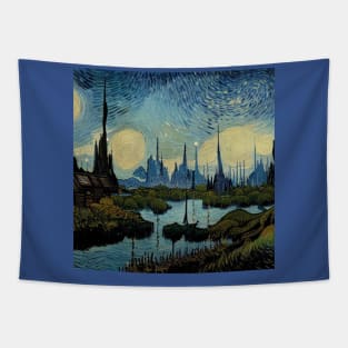 Starry Night in Kashyyyk Tapestry