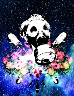 GasMask Galaxy Kid Magnet