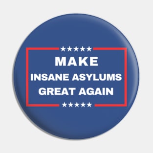 Make Insane Asylums Great Again Pin