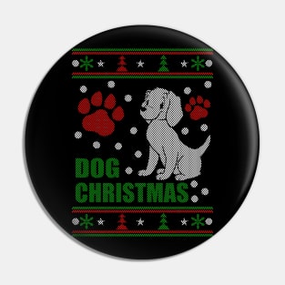 Dog Christmas Ugly Sweater Pin