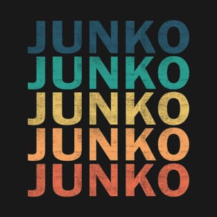 Junko Name T Shirt - Junko Vintage Retro Name Gift Item Tee T-Shirt