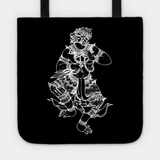 Hanuman Spiritual Abstract Image Tote