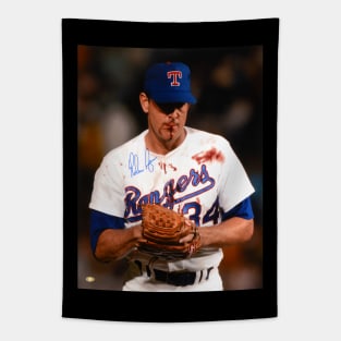 Nolan Ryan blood Tapestry