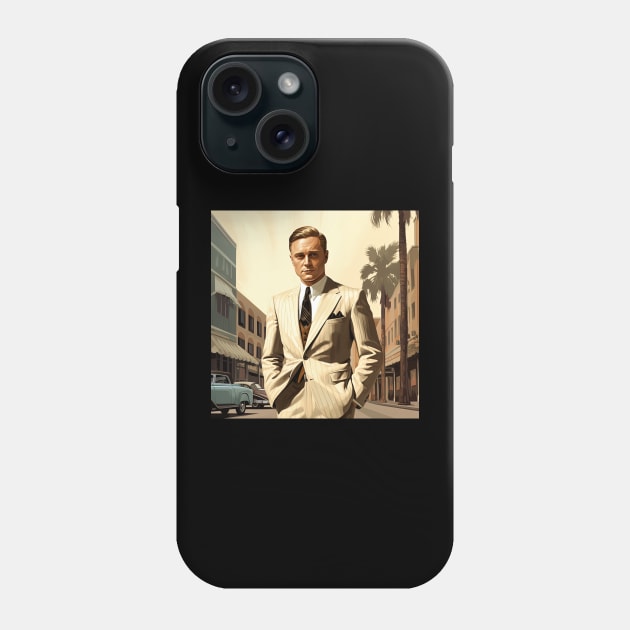 F. Scott Fitzgerald Phone Case by ComicsFactory