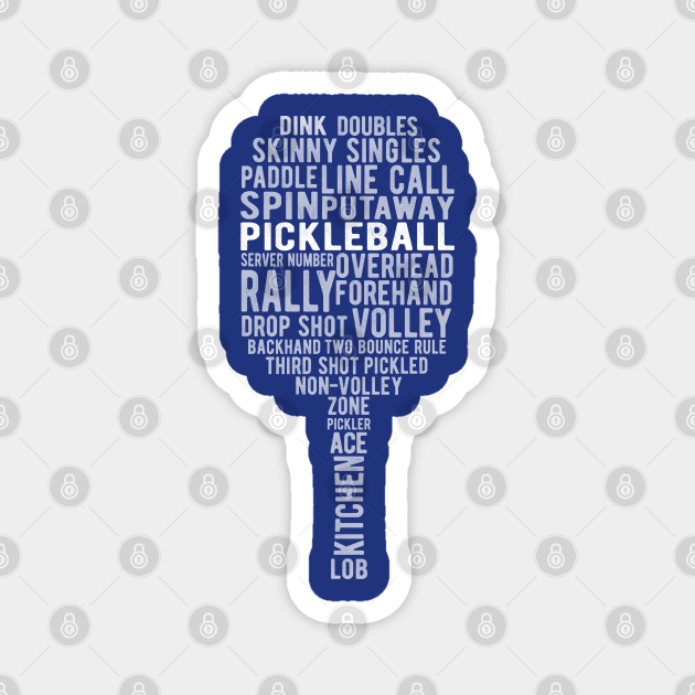 Pickleball Terminology Word Cloud for Avid Picklers Pickleball