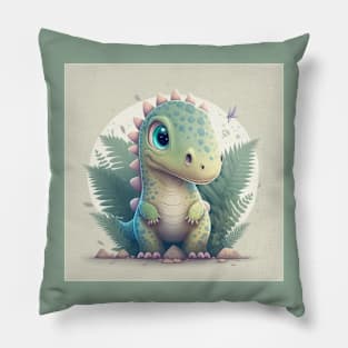 Der kleine Dino Spotty - Dinosaurier gepunktet und lieb Pillow