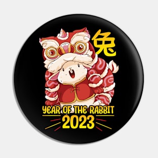 Good Luck Zodiac Happy Chinese New Year of the Rabbit Pin