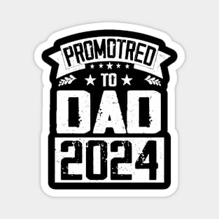 New Dad Soon To Be Dad est.2024 Father's Day First Time Dad Magnet