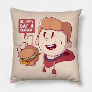 Eat a Burger! Pillow