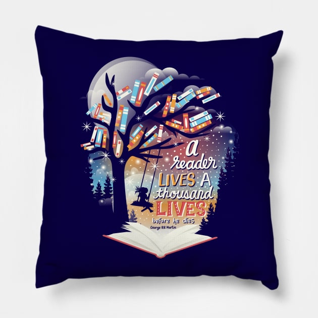 Thousand lives Pillow by risarodil