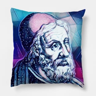 Al Tabari Snowy Portrait | Al Tabari Artwork 13 Pillow