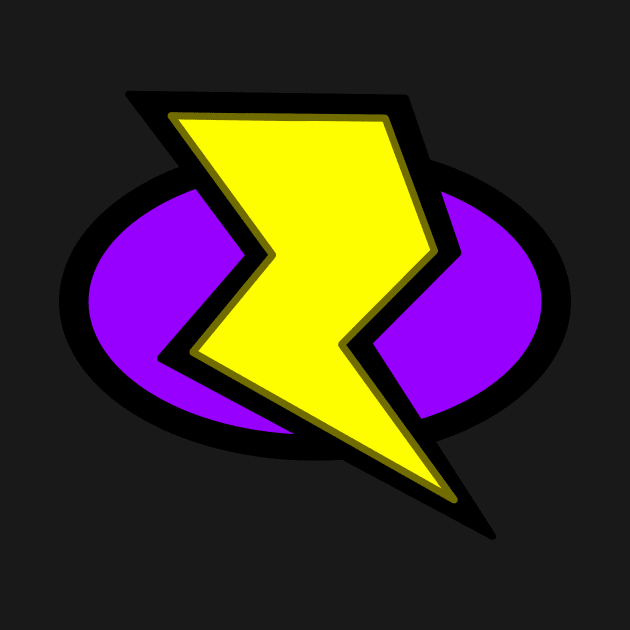 Lightning Bolt Logo - Purple by RD Doodles