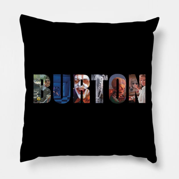 Tim Burton Pillow by @johnnehill