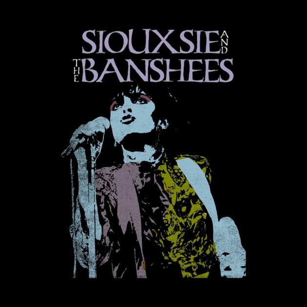 Siouxie and the Banshees Vintage Art by Moderate Rock