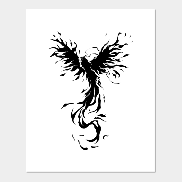 Black Phoenix Phoenix Affiche Et Impression D Art Teepublic Fr Black Phoenix Phoenix Affiche Et Impression D Art Teepublic Fr