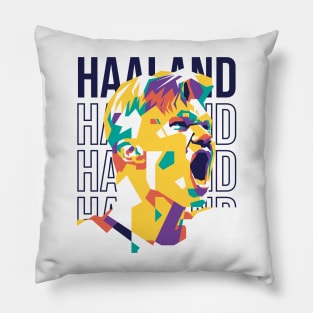 Erling Haaland Pop Art 1 Pillow