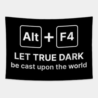 Alt F4 - video game quote Tapestry