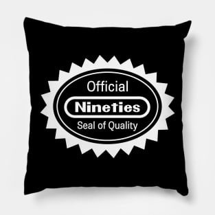 Official Nineties Seal d Pillow