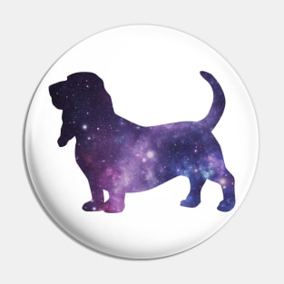 galaxy basset Pin