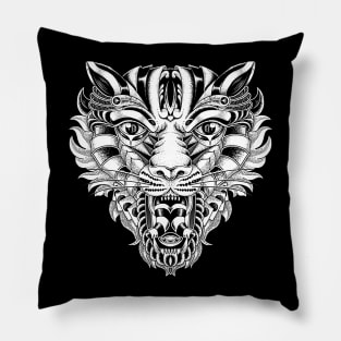 Roar Ornate Pillow