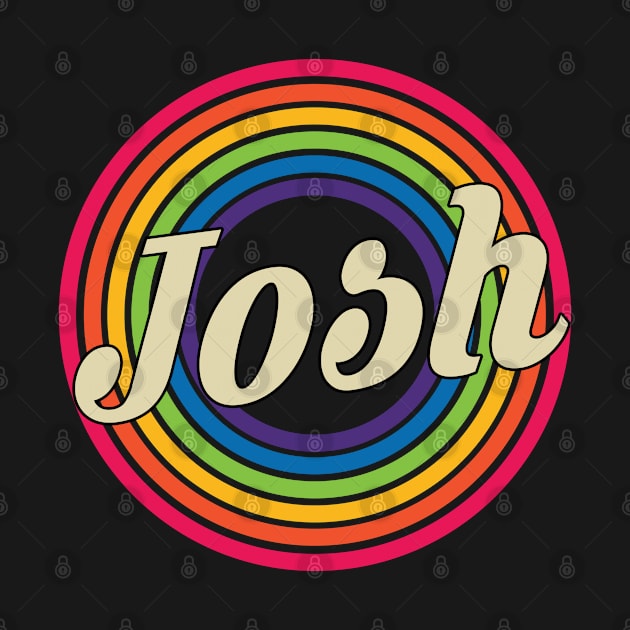 Josh - Retro Rainbow Style by MaydenArt