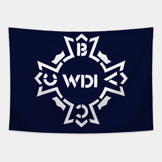 WDI Buena Vista Construction Company Sci-Fi Dine-In symbol Tapestry by GoAwayGreen