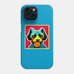 Artsy Dog Pop Art Phone Case