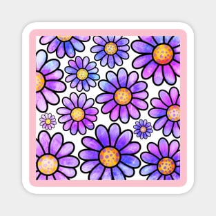 Flowers Pattern Magnet