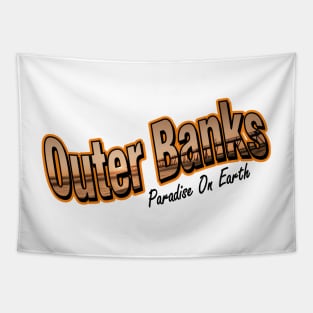 Outer Banks Travel Postcard Tapestry