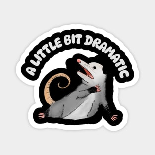 A Little Bit Dramatic - Funny Possum Magnet