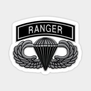 Army Ranger Jump Wings Gray Magnet