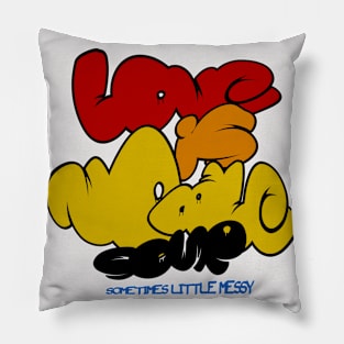 Love is Noodle Soup Funny T-Shirt Pillow