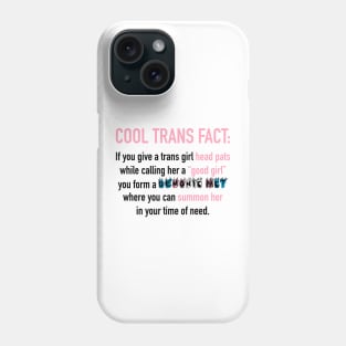 Cool Trans Fact Phone Case