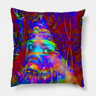 Cyborg Creation Pillow