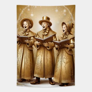 Christmas Carolers Tapestry