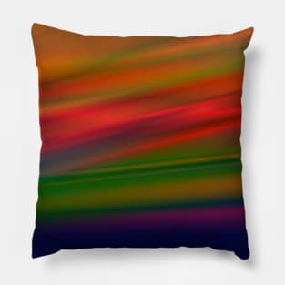 RED BLUE GREEN TEXTURE ART Pillow