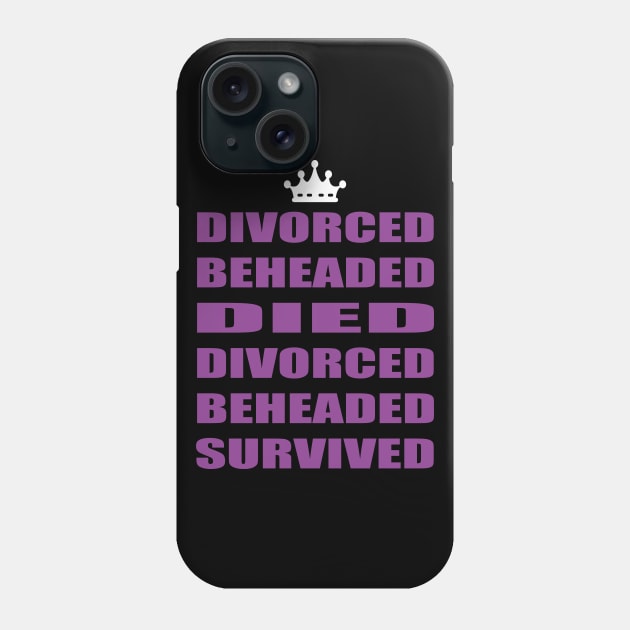 Wives Of Henry The 8th Phone Case by CafeConCawfee