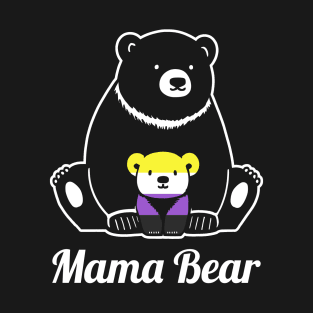 Non-Binary Mama Bear Non-Binary Pride Enby LGBT T-Shirt