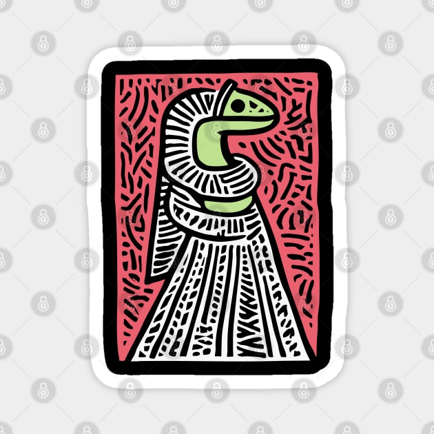 Serpent Bride | Lamia The Gorgon Queen Magnet by TuncGK