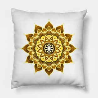 Solar Chakra Mandala (series) Pillow